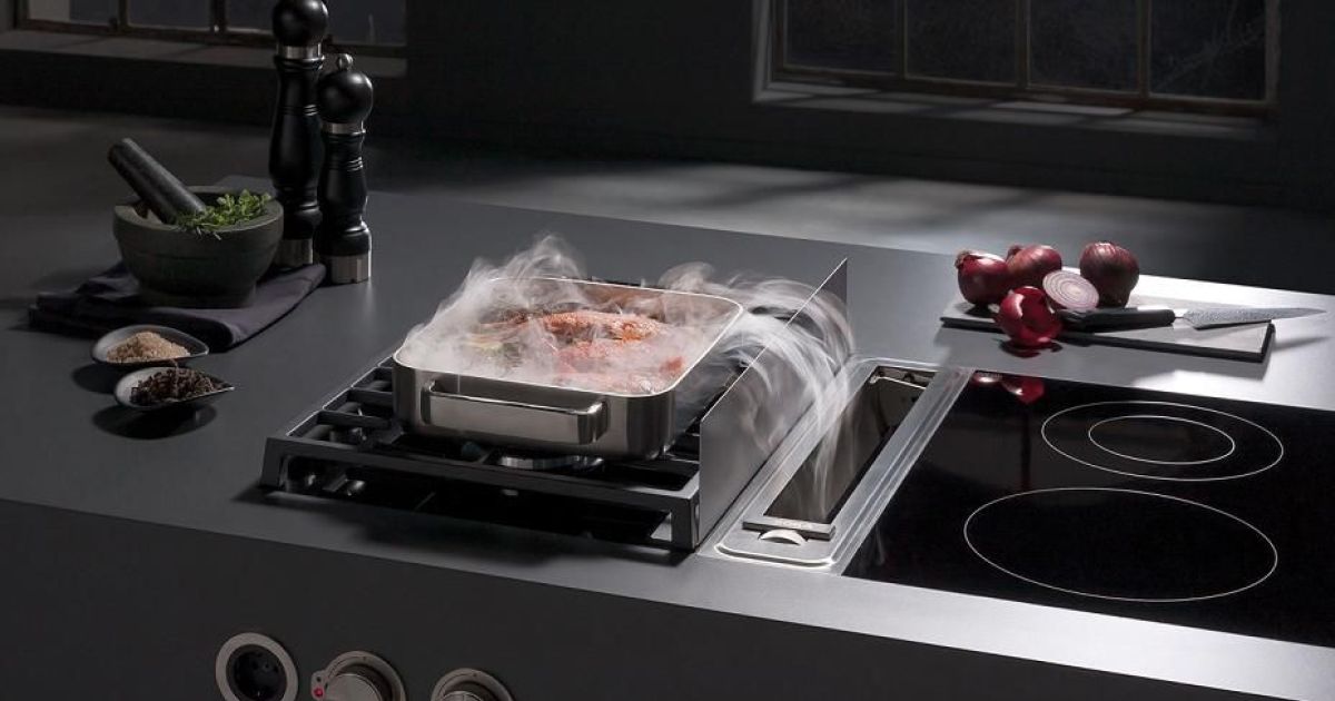 La hotte intégrée à la table de cuisson : un système innovant