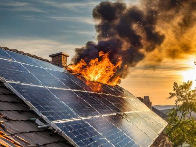 Panneaux solaires : quels sont les risques d'incendie ?