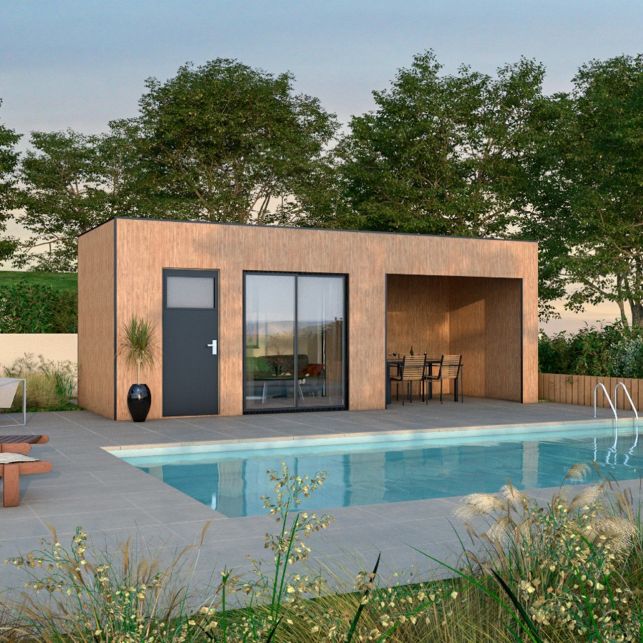 modèles de poolhouses design à aménager près de la piscine